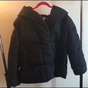 Black oversized Puffer